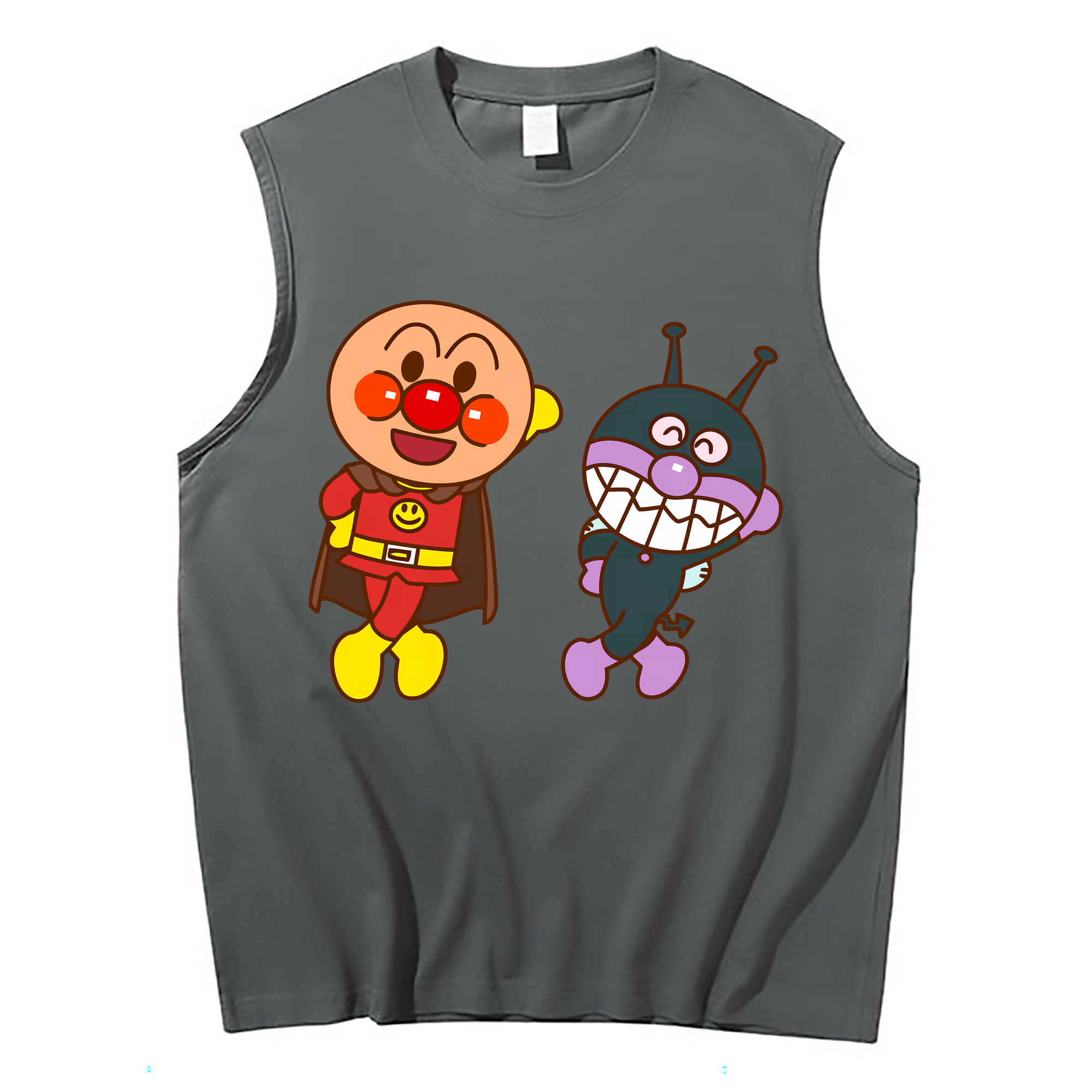 （画像用） アンパンマン Anpanman コットン100％タンクトップ（フロントプリント）